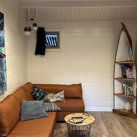 Stijlvol Tiny House Aan De Rand Amsterdam Apartmán Badhoevedorp